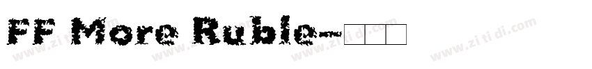 FF More Ruble字体转换